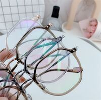 Hybrid frame, metal + TR90, with Blue Block coating SANTA M8079