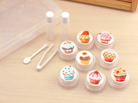 Mini set with contact lens cases HQ4Cake, 4pcs