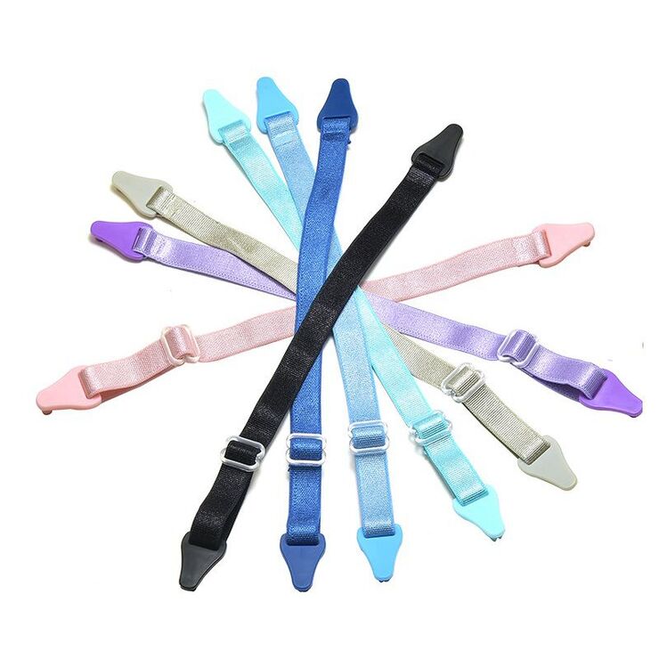 Шнурок-резинка - фиксатор для очков эластичный с регулируемой длиной, 20.2 см, крепление - Ø3.5 мм