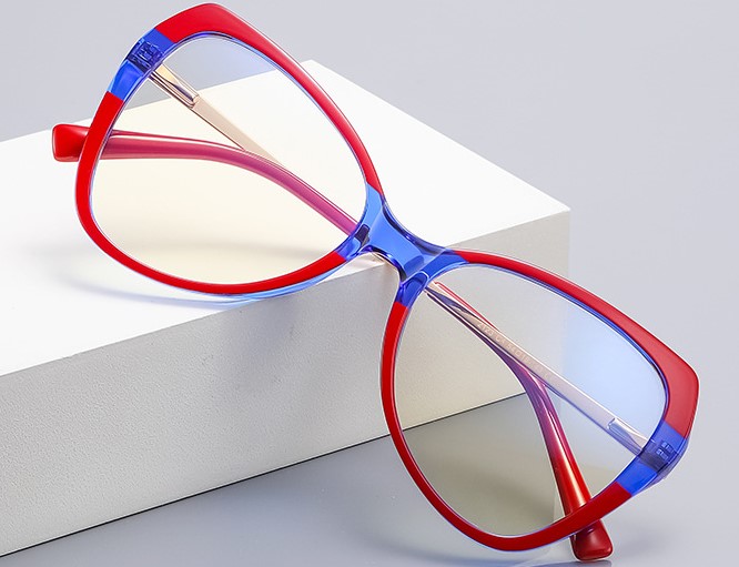 Plastic frames for glasses TR90+CA material (flex hinges) FOCUS FCS2123