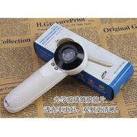 Portable pocket magnifier with backlight MG6B-1, diameter: 21 mm, magnification: 40X