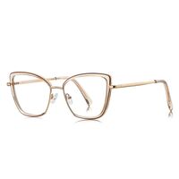 Metal + TR90 plastic Blue Blocker glasses frame for women with UV and blue light protection lenses More FCS3152