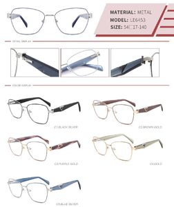 Оправа металлическая с флексом LE6453-DA