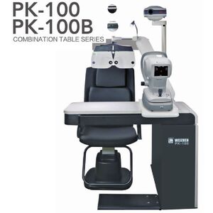 Ophthalmologist workstation, combined table + chair PK-100/PK-100B, tabletop 1060*450 mm