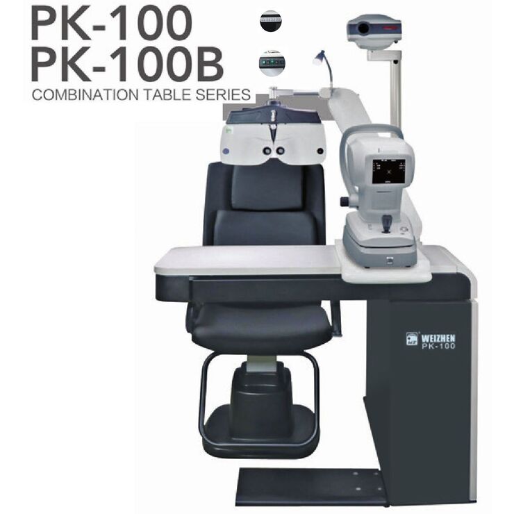 Ophthalmologist workstation, combined table + chair PK-100/PK-100B, tabletop 1060*450 mm