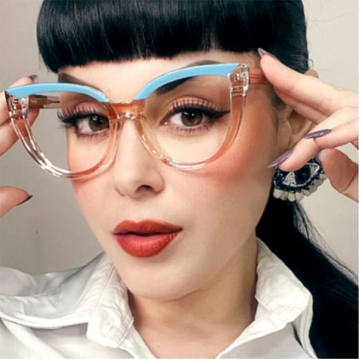 Очки пластиковые TR90 с защитой от синего света TR81197-PN