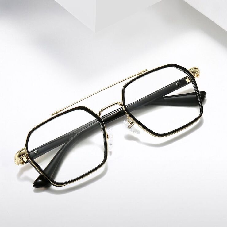 Очки в комбинированной оправе с защитой от синего света 9720-3-GT