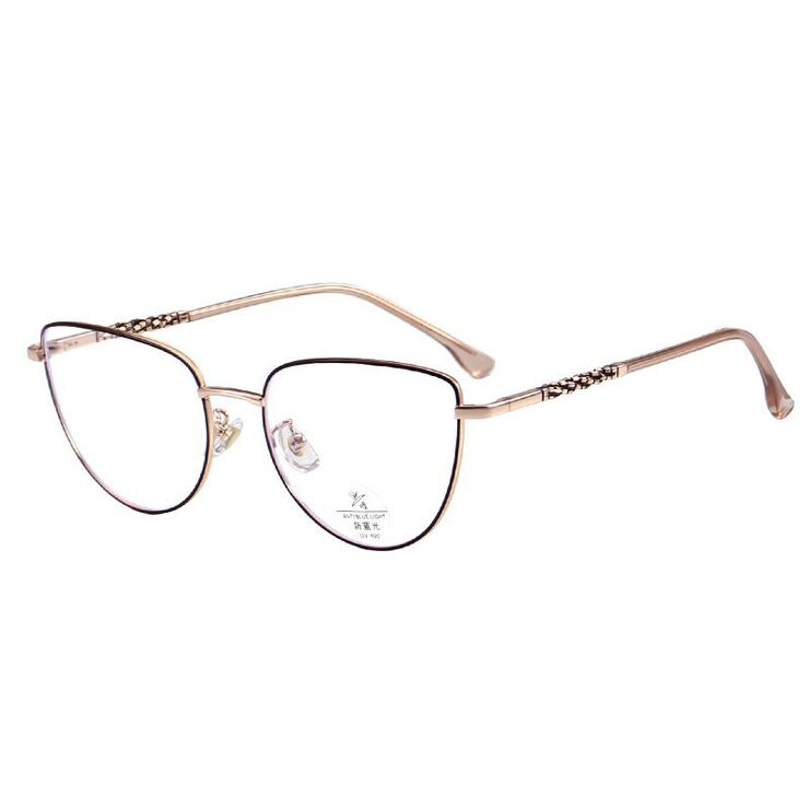 Оправа металлическая с линзами Blue Ray Cut MAMO F93002