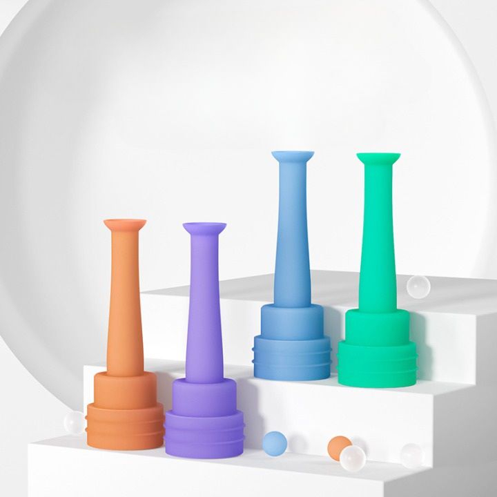 Silicone suction cup for removing hard and soft contact lenses J052, size: 0.7 * 3.4 cm