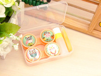 Mini set with contact lens cases ZZ001Owl, 2pcs