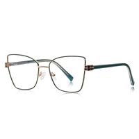 Metal + TR90 Blue Blocker glasses frame with UV and blue light protection lenses More FCS3141