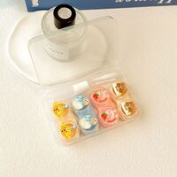 Soft contact lens kit with 4 containers WK-402四副5款
