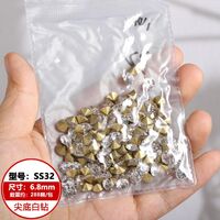 Набор страз с заострённым дном для ремонта и украшения оправ и очков JD0007-AB