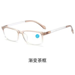 Plastic glasses for reading with Blue ray cut protection, diopters from 0.00 to +4.00, RMC=62-64, KY2825-2老花镜