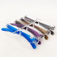 Очки для чтения полуободковые пластиковые из поликарбоната с защитой Blue Ray Cut 8002PC