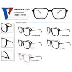 Plastic acetate + metal frame with spring hinges 8640-DA