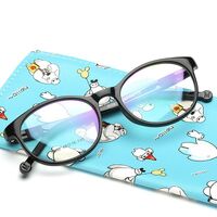 Plastic kids glasses KY6008-2 Blue ray cut protection