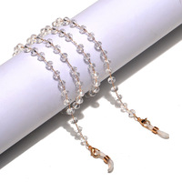 Glasses chain with hollow big hearts GL1196