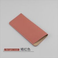 Футляр-чехол из натуральной кожи для очков с подкладкой из микрофибры ZY003