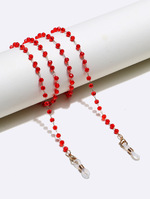 Цепочка для очков с бусинами и кристаллами GL1330