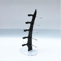 Tabletop plastic glasses stand 