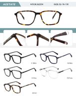 Plastic acetate frame for men with spring hinges B2234-DA