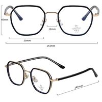 Оправа комбинированная с линзами Blue Ray Cut MAMO S11756