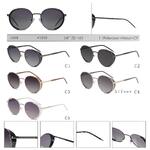 Polarized metal + CP sunglasses for women Leke LK41018