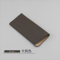 Футляр-чехол из натуральной кожи для очков с подкладкой из микрофибры ZY003