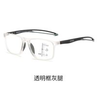 TR90 glasses for reading, multifocal, with Blue ray cut protection, diopters from 0.00 to +4.00, RMC=62-64, KY1118D多焦点