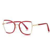 Metal + TR90 plastic Blue Blocker glasses frame for women with UV and blue light protection lenses More FCS3158