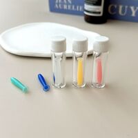 Silicone suction cup for removing hard contact lenses CX-5透明实心吸棒