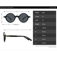 Plastic retro sunglasses Elit 6054-EL