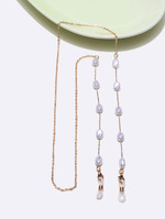 Цепочка для очков с восьмиугольными разноцветными кристаллами GL1394