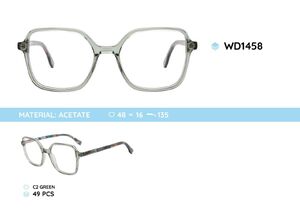 Plastic acetate eyeglasses frame for women WD1458