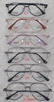 Metal frames for glasses with flex hinges Defile D1266AJ