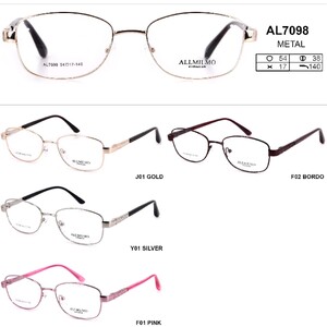 Metal eyeglass frame, material steel Allmilmo AL7098