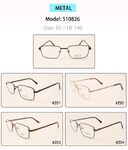 Metal eyeglasses frame for men with spring hinges Tettys Ageless 510826 (item in stock)