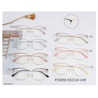 Combined frame (metal + TR90) with Blue Ray Cut protection lenses MAMO F93059