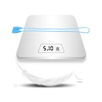 Шнурок-фиксатор для очков силиконовый 27 см, отверстие 3*5 мм