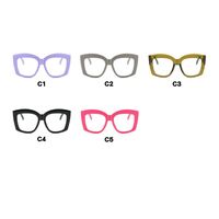 Plastic glasses with blue light protection for women 3963-PN