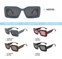 Plastic acetate frame polarized sunglasses WD5130