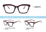 Plastic acetate eyeglasses frame for women WD4274