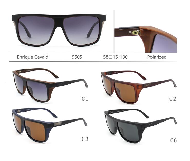 Polarized plastic sunglasses Enrique Cavaldi EC9505