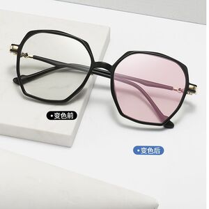 TR90 plastic photochromic glasses with blue light and UV protection 9727-GT