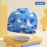 Шапочка для плавания поливинилхлоридная водонепроницаемая детская, с очками, PUM001-YU