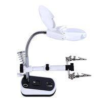 Лупа настольная с подсветкой 16090-XX, увеличение: 3,5X, 10X