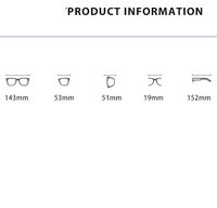 Очки пластиковые TR90 с защитой от синего света Blue Block FENQI F9892