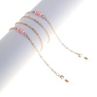 Metal non-slip chain, with pearls, for glasses and masks GL865
