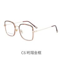 Combined frame (metal + TR90) or glasses with blue light protection, with spring hinges FA87174